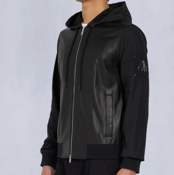 Moose Knuckles RUFUS MIXMEDIA LEDERJACKE